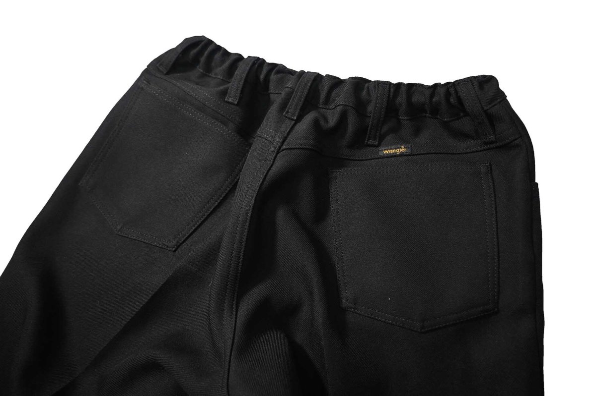 画像4: Used Wrangler Remake Sta-Prest Wrancher Dress Jeans Black (4)