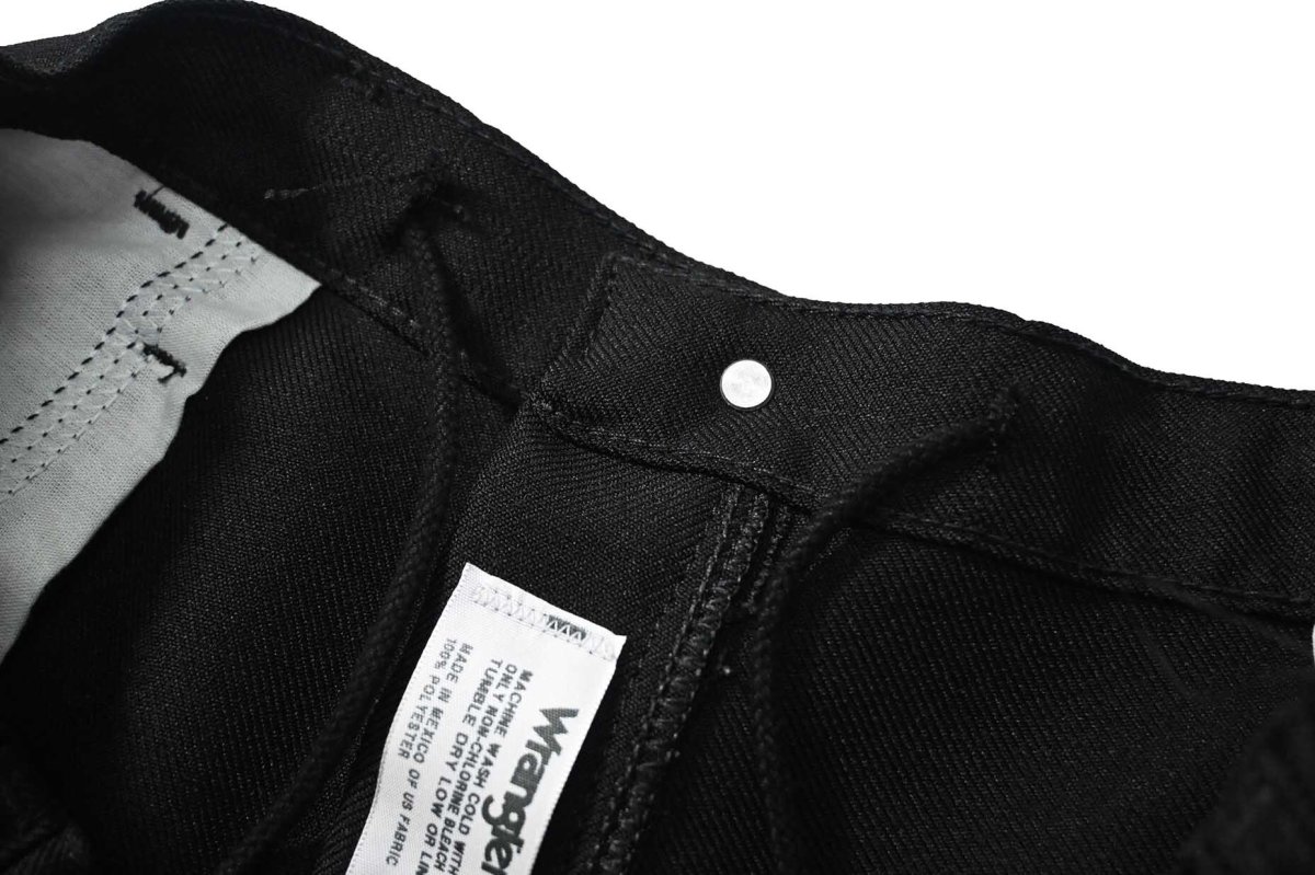 画像5: Used Wrangler Remake Sta-Prest Wrancher Dress Jeans Black (5)