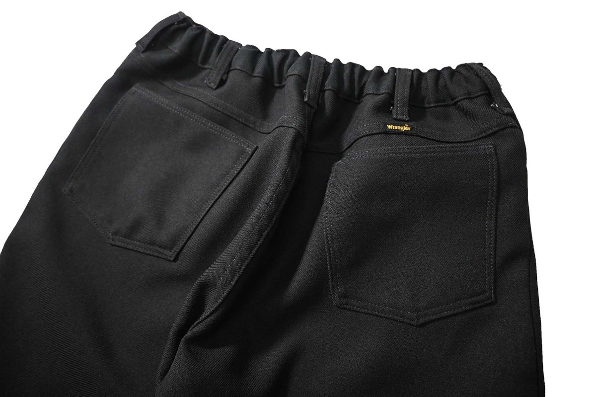 画像4: Used Wrangler Remake Sta-Prest Wrancher Dress Jeans Black made in USA (4)