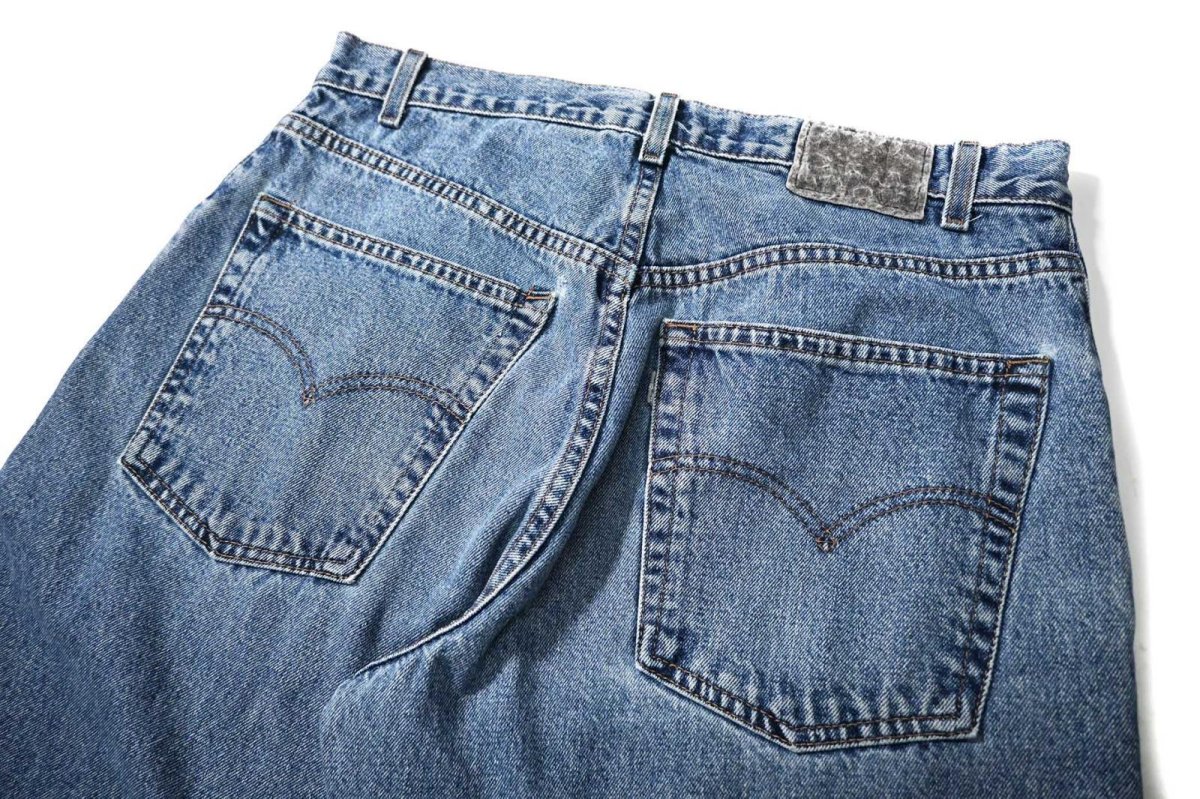 画像4: 98' Used Levi's Silver Tab Baggy Denim Pants (4)
