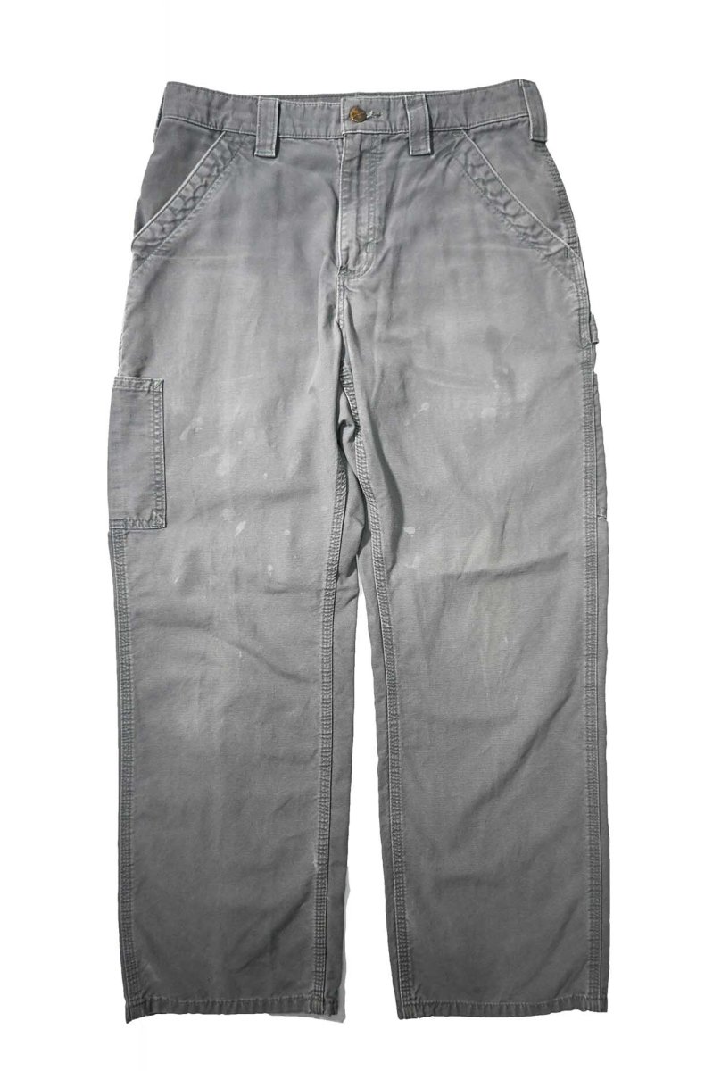 画像1: 16' Used Carhartt B151 Canvas Utility Work Pants Fatigue カーハート (1)