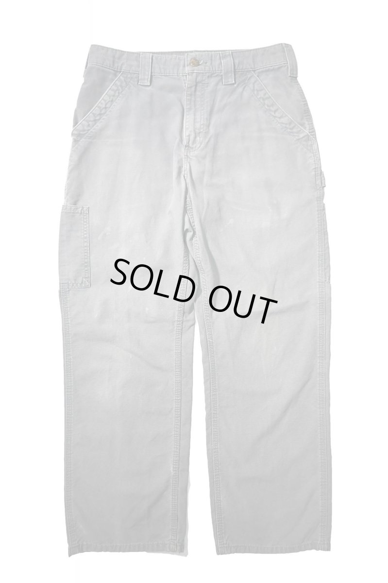画像1: 16' Used Carhartt B151 Canvas Utility Work Pants Fatigue カーハート (1)