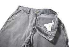画像5: 00s Used Carhartt Duck Carpenter Pants Petrol Blue カーハート (5)
