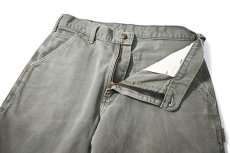 画像5: 15' Used Carhartt Duck Carpenter Pants Moss カーハート (5)