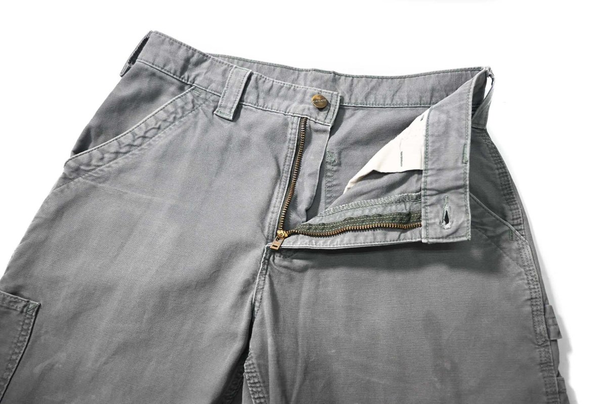 画像5: 16' Used Carhartt B151 Canvas Utility Work Pants Fatigue カーハート (5)