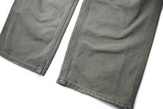 画像3: 15' Used Carhartt Duck Carpenter Pants Moss カーハート (3)