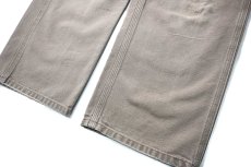 画像3: 11' Used Carhartt Duck Carpenter Pants Mushroom カーハート (3)