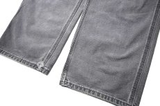 画像3: 00s Used Carhartt Duck Carpenter Pants Petrol Blue カーハート (3)