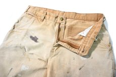 画像5: 16' Used Carhartt Duck Carpenter Pants Brown カーハート (5)