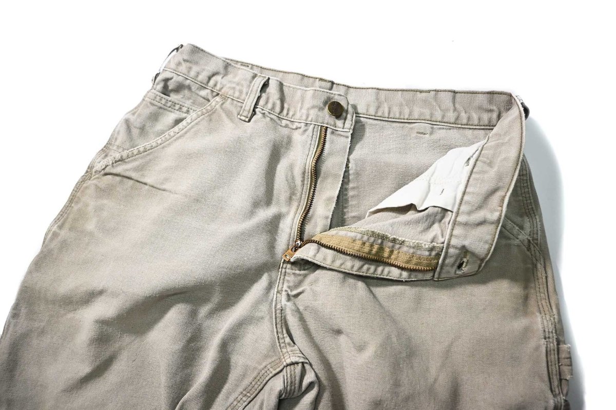 画像6: 11' Used Carhartt Duck Carpenter Pants Desert カーハート (6)