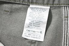 画像6: 15' Used Carhartt Duck Carpenter Pants Moss カーハート (6)