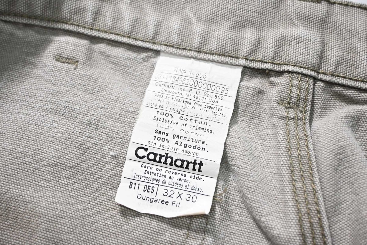 画像7: 11' Used Carhartt Duck Carpenter Pants Desert カーハート (7)