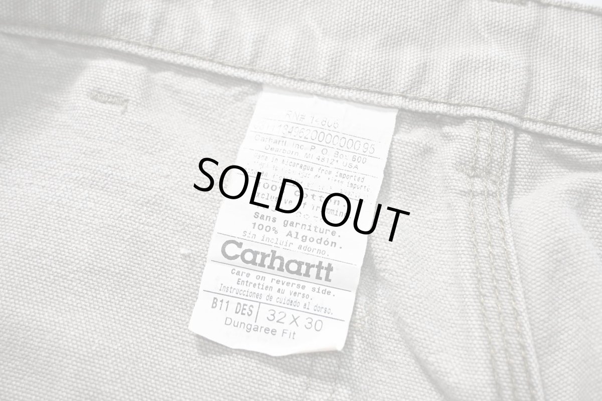 画像7: 11' Used Carhartt Duck Carpenter Pants Desert カーハート (7)