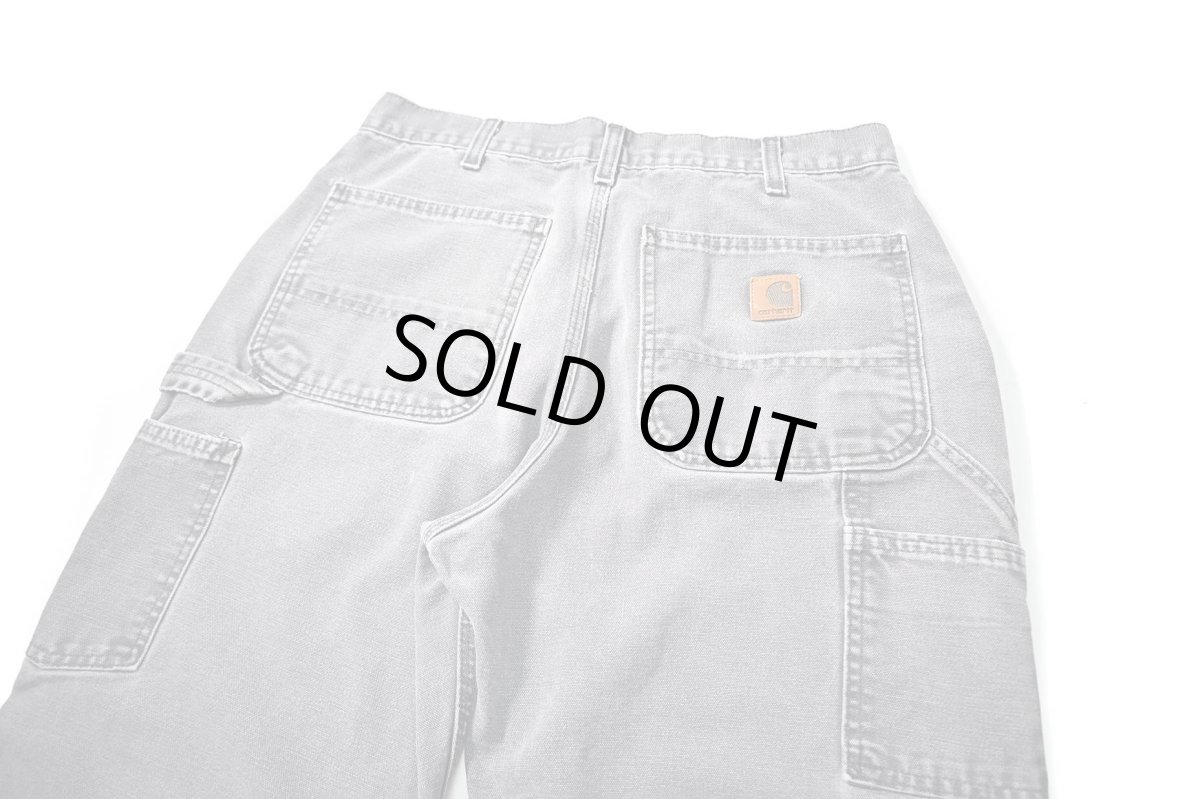 画像4: 00s Used Carhartt Duck Carpenter Pants Petrol Blue カーハート (4)