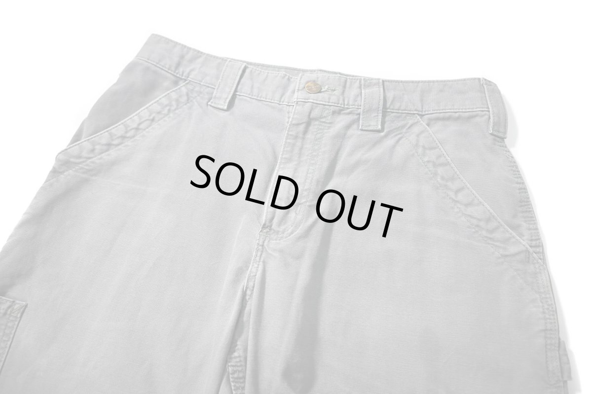 画像2: 16' Used Carhartt B151 Canvas Utility Work Pants Fatigue カーハート (2)