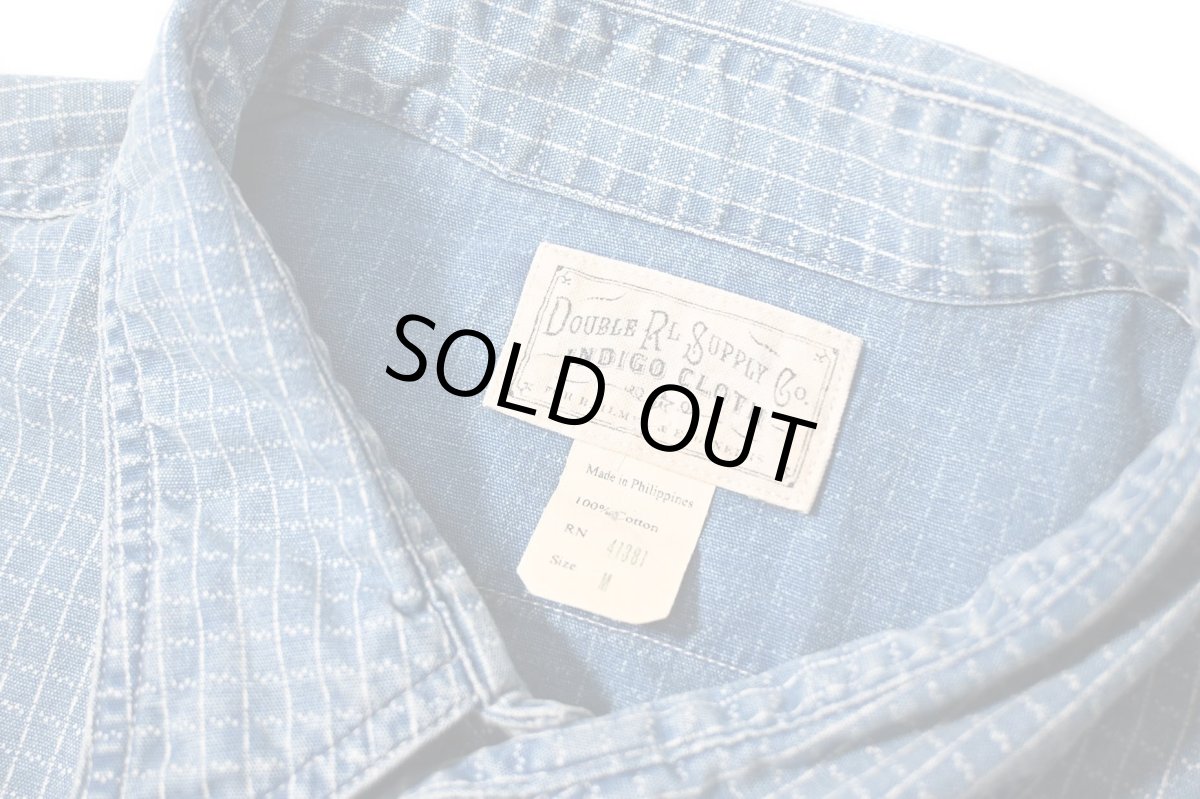 画像4: Used RRL Ralph Lauren Indigo Shirt (4)