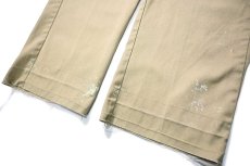 画像3: Used Dickies 874 Painted Work Pants Khaki (3)