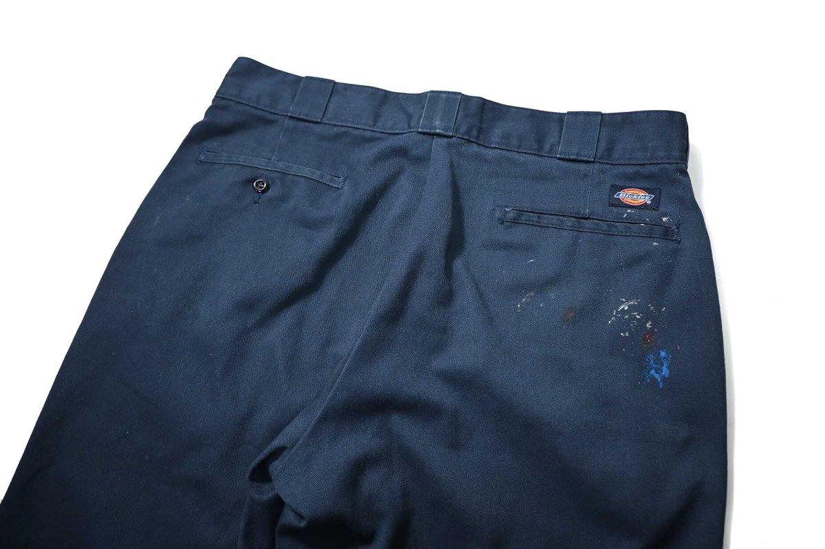 画像5: Used Dickies 874 Painted Work Pants Navy (5)