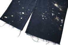 画像3: Used Dickies 85283 Double Knee Painted Work Pants Dark Navy (3)