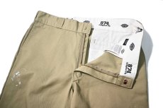 画像7: Used Dickies 874 Painted Work Pants Khaki (7)