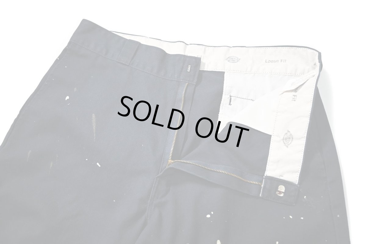 画像7: Used Dickies 85283 Double Knee Painted Work Pants Dark Navy (7)