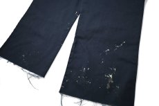 画像5: Used Dickies 85283 Double Knee Painted Work Pants Dark Navy (5)