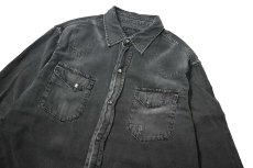 画像2: Used Polo Ralph Lauren Dungarees Cotton/Linen Western Shirt (2)