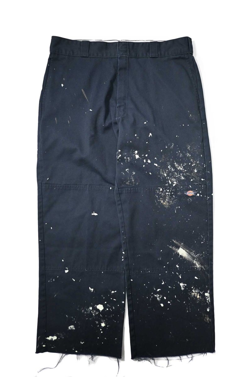 画像1: Used Dickies 85283 Double Knee Painted Work Pants Dark Navy (1)