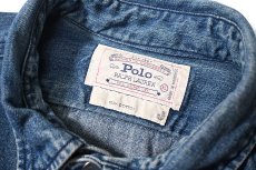画像4: 90-00s Used Polo Ralph Lauren Denim Shirt (4)