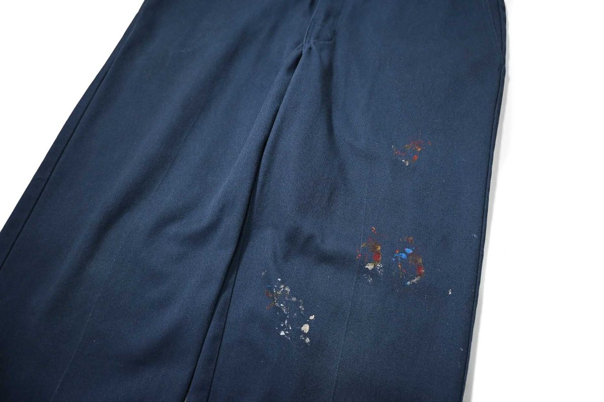 画像4: Used Dickies 874 Painted Work Pants Navy (4)