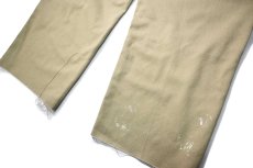 画像6: Used Dickies 85283 Double Knee Painted Work Pants Khaki (6)