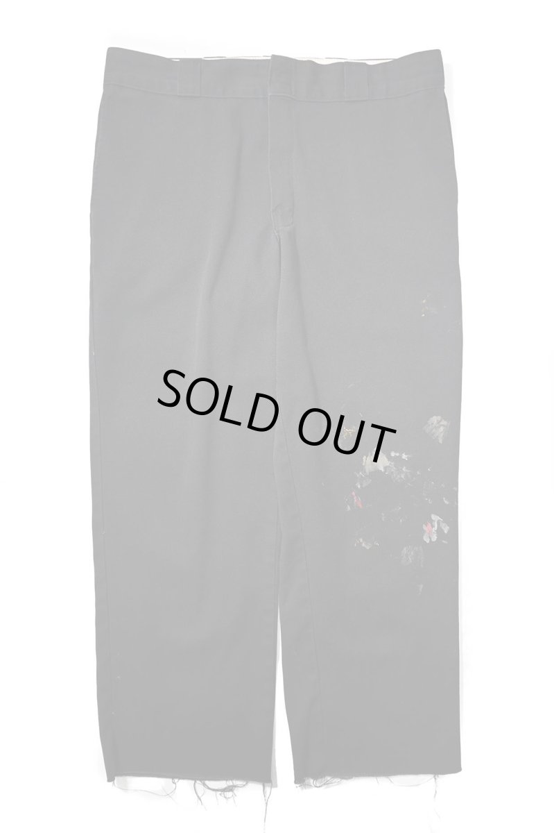 画像1: Used Dickies 874 Painted Work Pants Black (1)