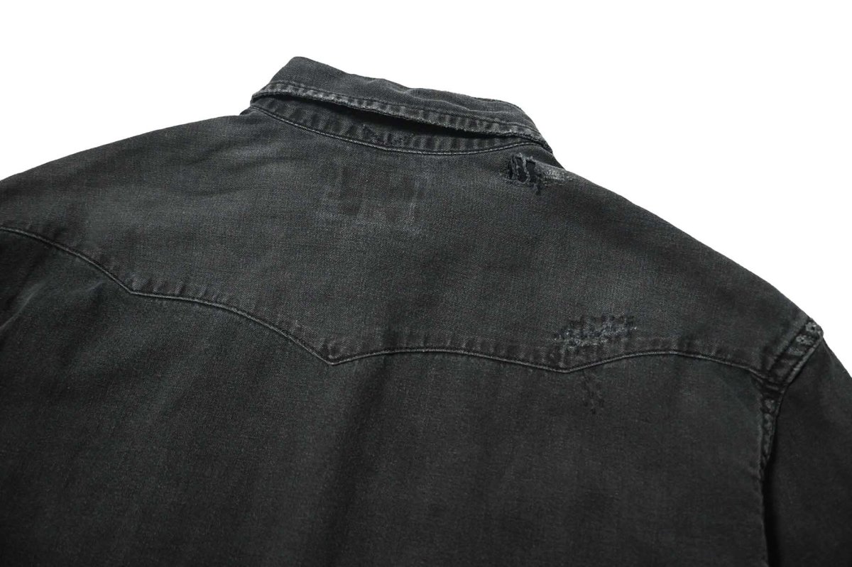 画像5: Used Polo Ralph Lauren Dungarees Cotton/Linen Western Shirt (5)