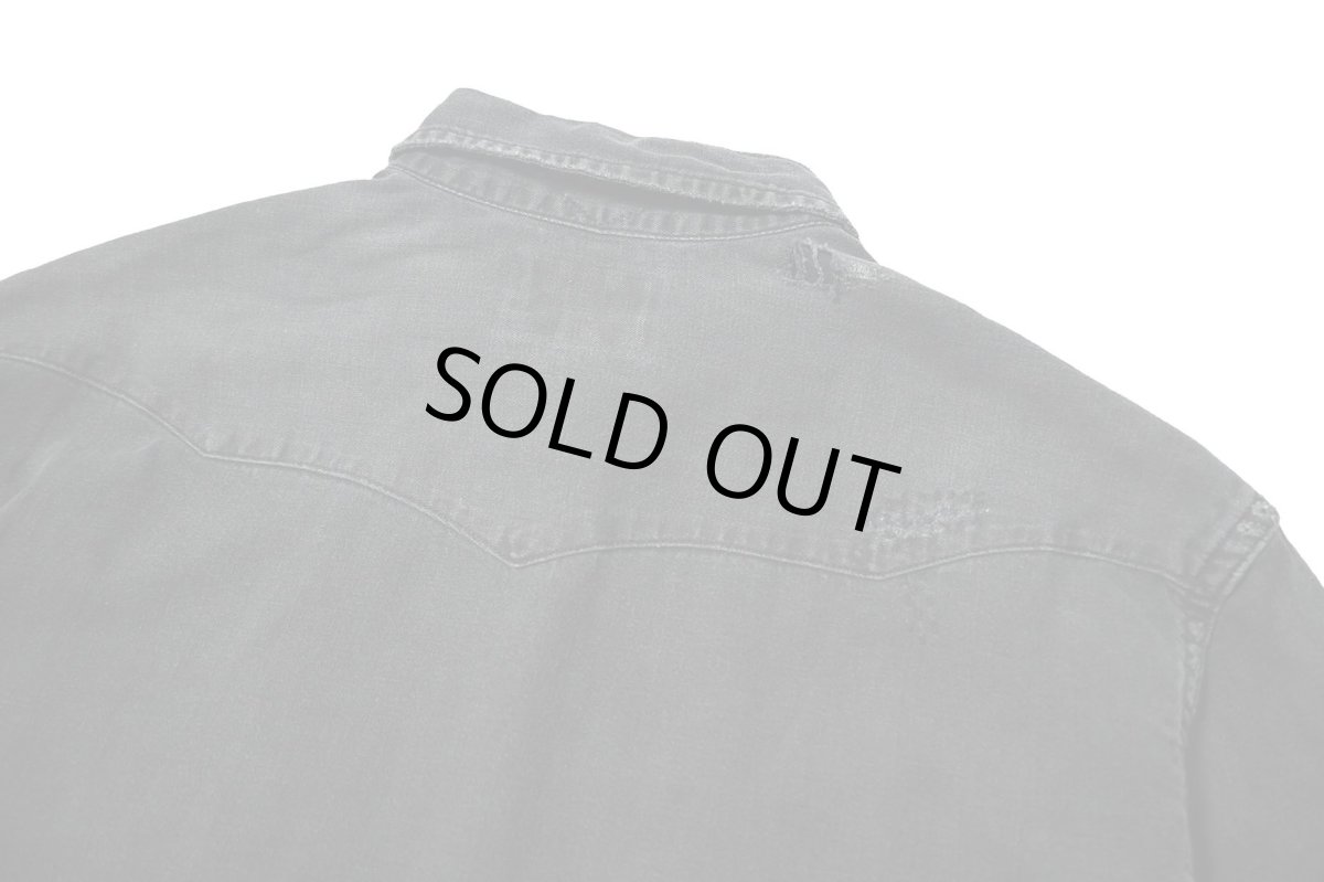 画像5: Used Polo Ralph Lauren Dungarees Cotton/Linen Western Shirt (5)