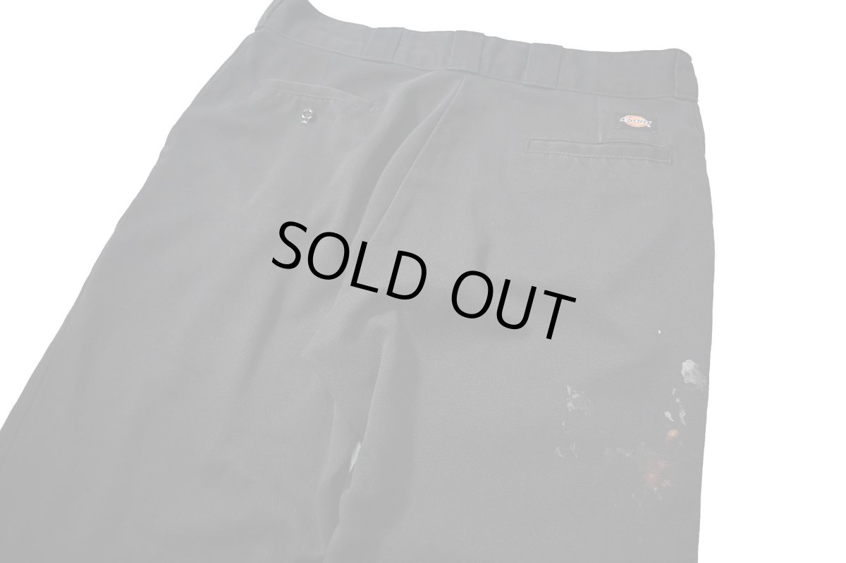画像5: Used Dickies 874 Painted Work Pants Black (5)