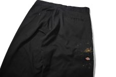 画像5: Used Dickies 85283 Double Knee Painted Work Pants Black (5)