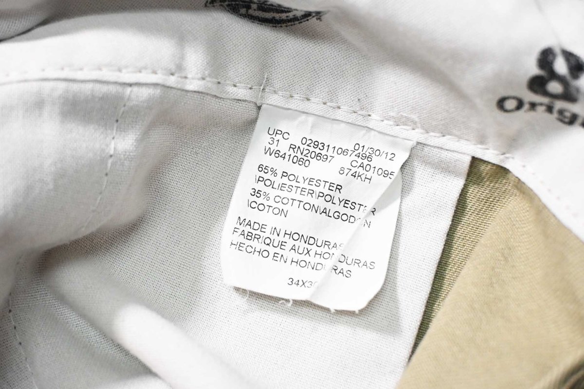 画像8: Used Dickies 874 Painted Work Pants Khaki (8)