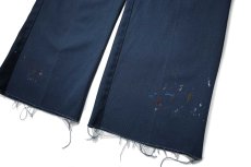 画像3: Used Dickies 874 Painted Work Pants Navy (3)