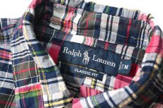 画像4: 90-00s Used Ralph Lauren Patchwork B/D Shirt "Classic Fit" (4)