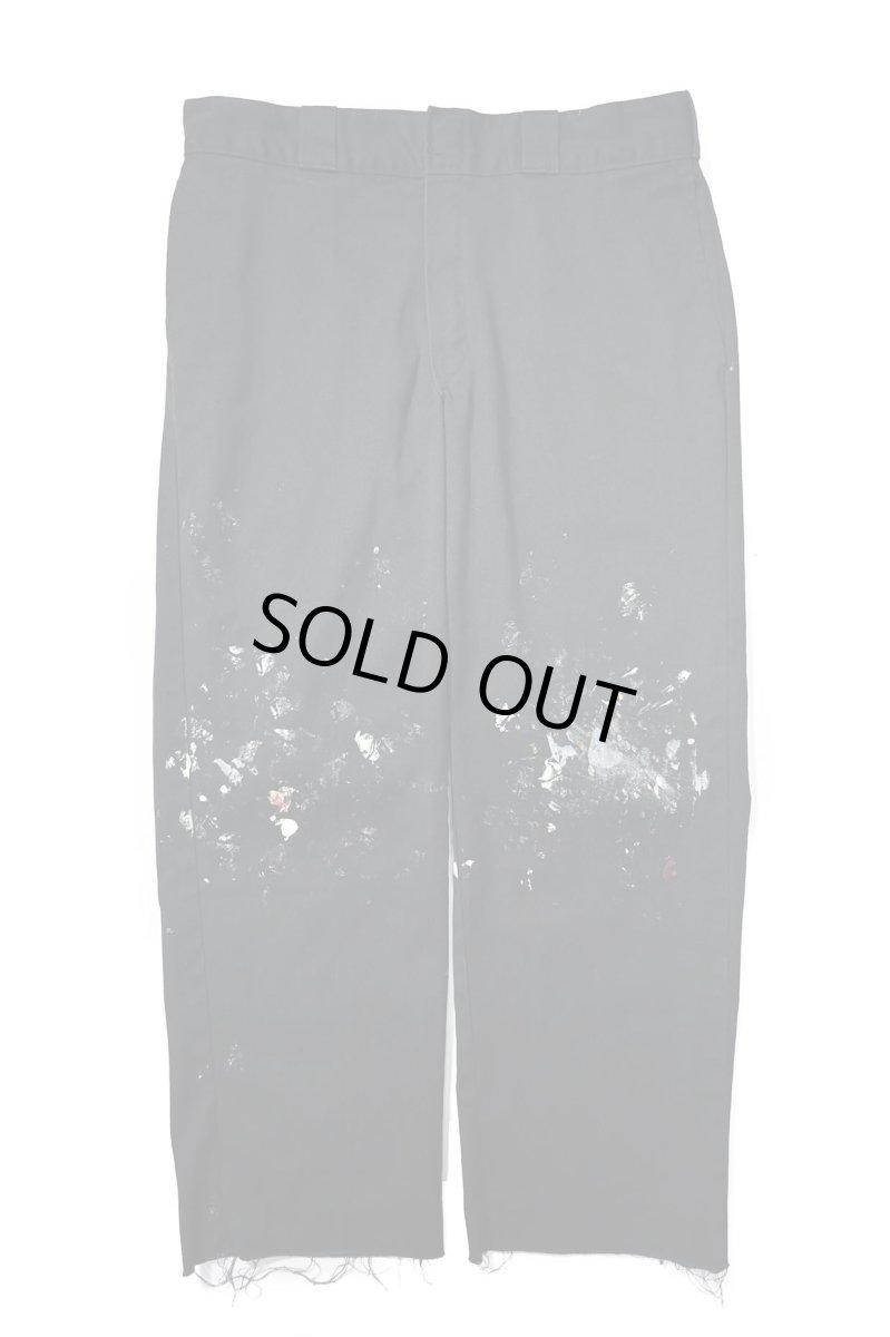 画像1: Used Dickies 874 Painted Work Pants Black (1)