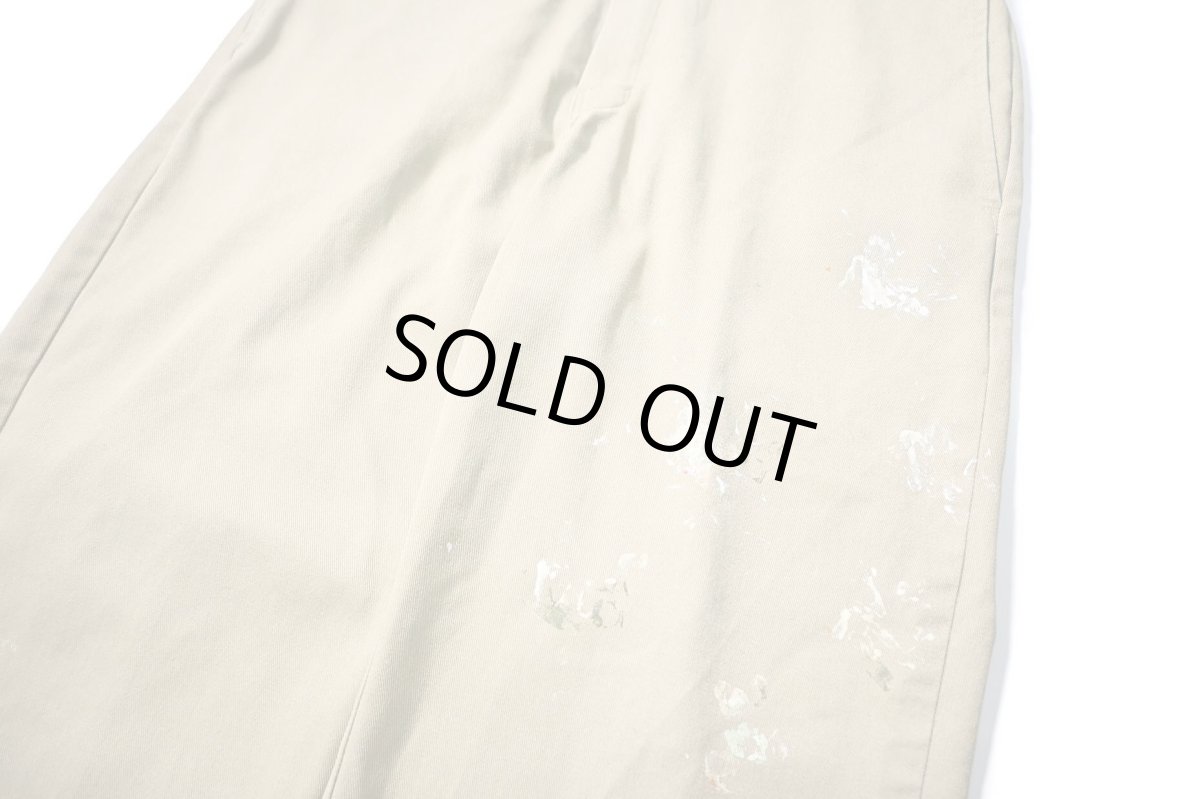 画像4: Used Dickies 874 Painted Work Pants Khaki (4)