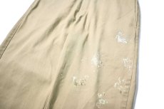 画像4: Used Dickies 874 Painted Work Pants Khaki (4)