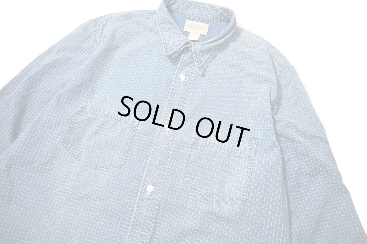 画像2: Used RRL Ralph Lauren Indigo Shirt (2)