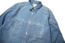 画像2: Used RRL Ralph Lauren Indigo Shirt (2)