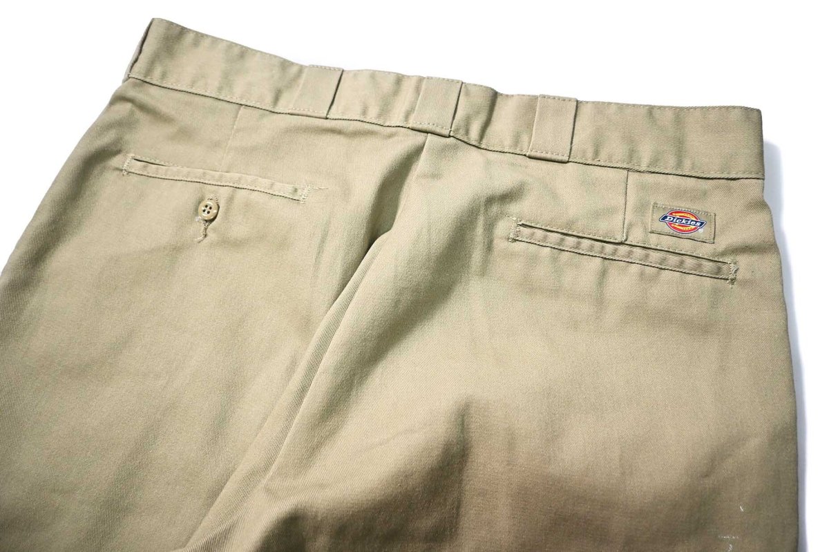 画像6: Used Dickies 874 Painted Work Pants Khaki (6)