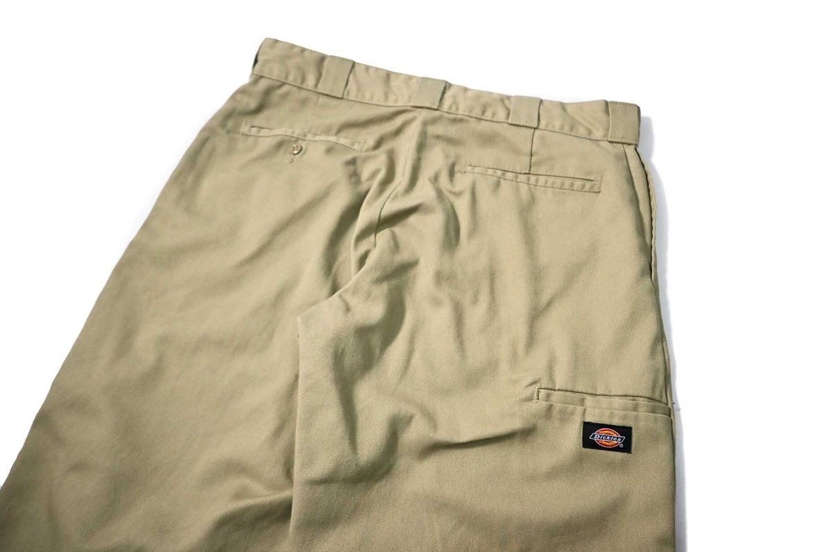 画像5: Used Dickies 85283 Double Knee Painted Work Pants Khaki (5)