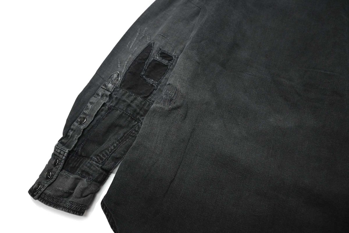 画像6: Used Polo Ralph Lauren Dungarees Cotton/Linen Western Shirt (6)