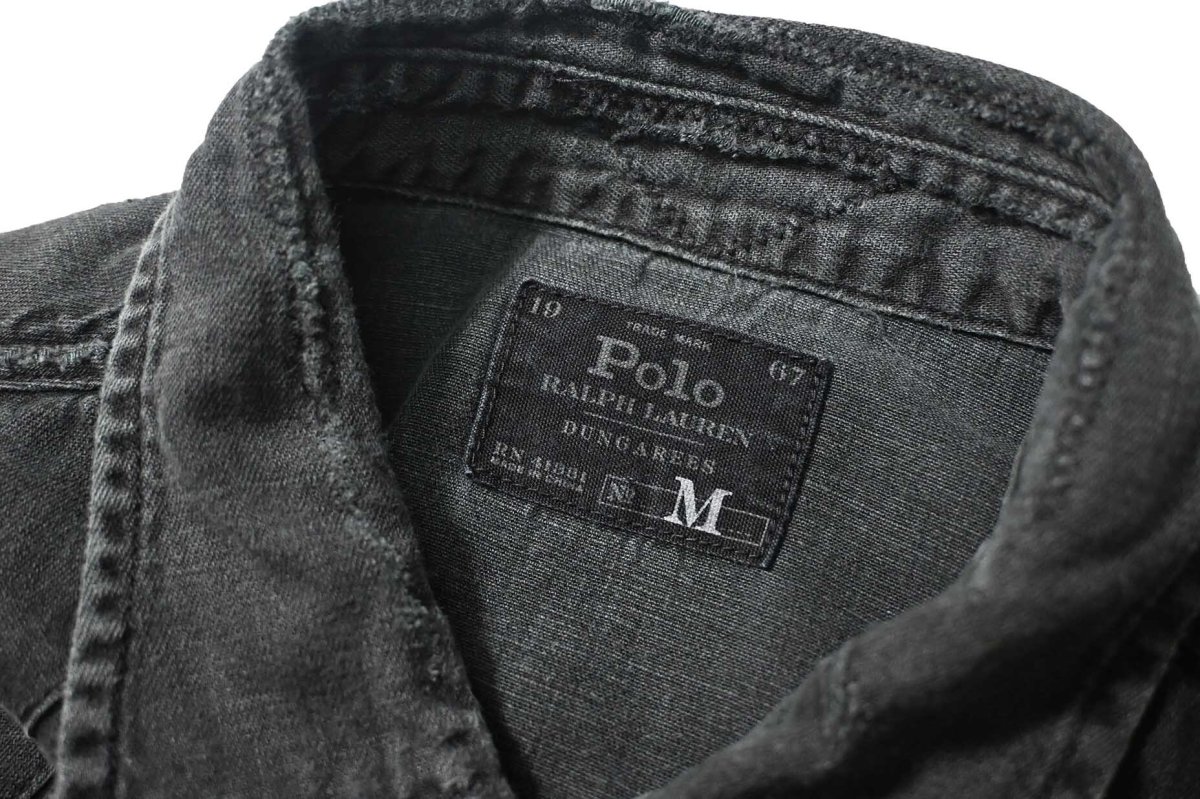画像4: Used Polo Ralph Lauren Dungarees Cotton/Linen Western Shirt (4)