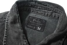 画像4: Used Polo Ralph Lauren Dungarees Cotton/Linen Western Shirt (4)