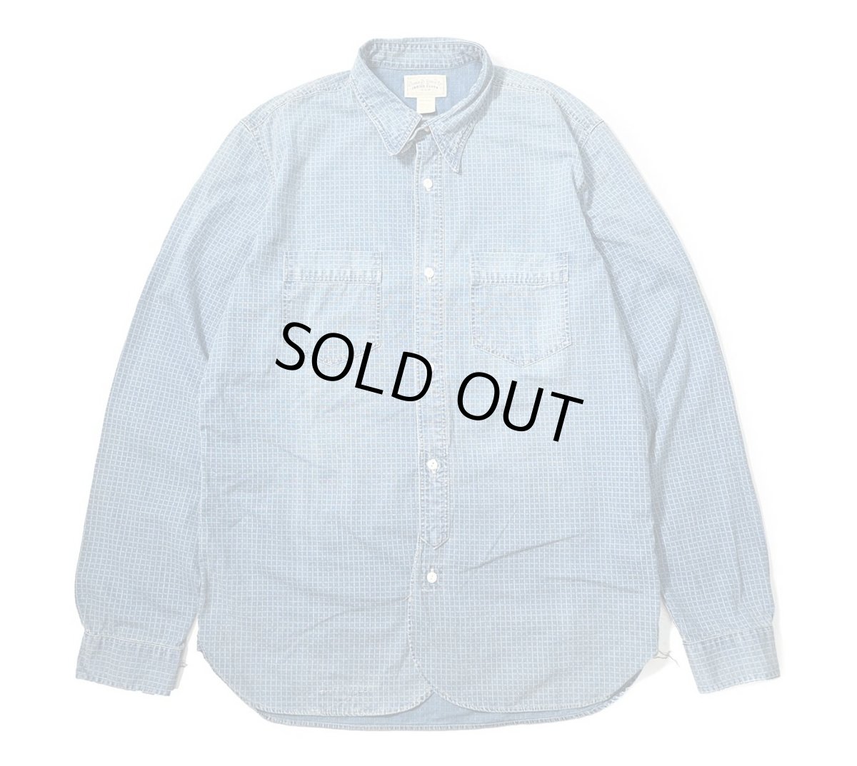 画像1: Used RRL Ralph Lauren Indigo Shirt (1)